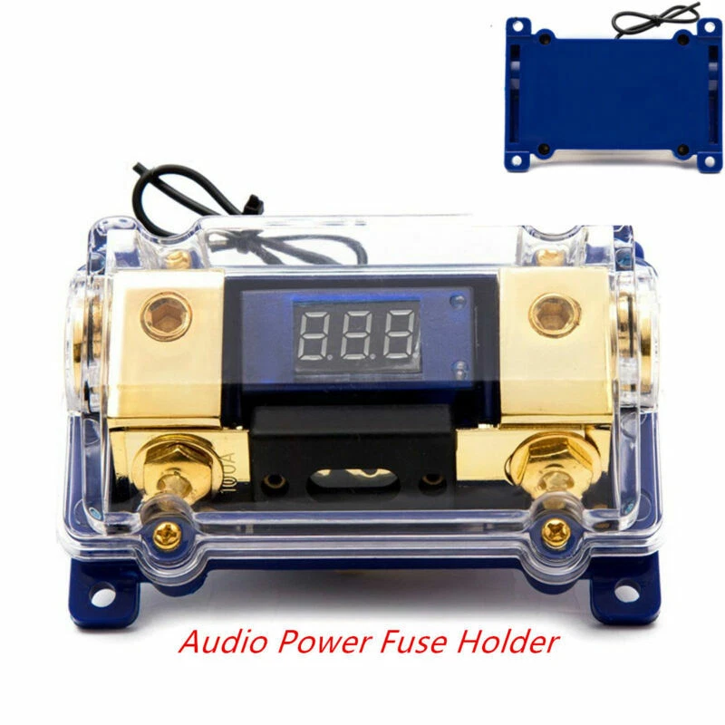 2 Way Car Audio Power Fuse Holder Electrical Ground Spliter Distribution Block - Image 1 of 4