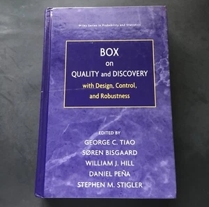 Box on Quality and Discovery Design Control Robustness DOE Experiments Book  - Foto 1 di 5