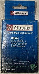 Altronix RB524 Relay Module 24VDC operations DPDT Contacts - Picture 1 of 4