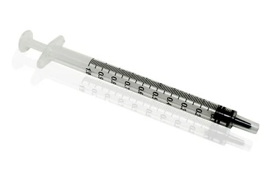 1ml Tuberculin Syringe Luer Slip Medical Clinical RAYS™ Sterile Free P+P UK CE - Image 1 of 4