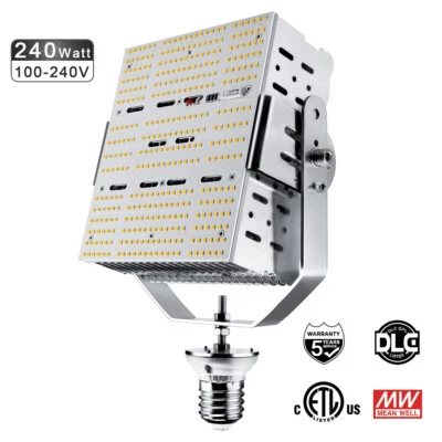DLC 240Watt LED Retrofit Kits E39 Replace 1500W MH Parking Lot Pole Light 5000K - Image 1 of 4