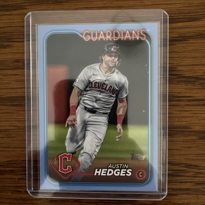 2024 Topps Update Series - Father's Day Powder Blue #US174 Austin Hedges /50 - Image 1 of 2