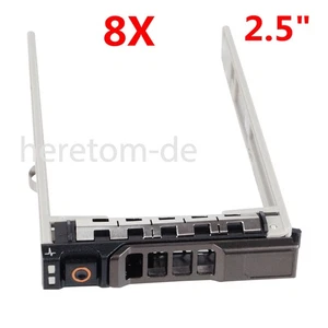 8x 2.5" SAS SATA HDD Caddy tray 8FKXC für Dell Poweredge R630 R730 R730XD T630 - Afbeelding 1 van 7