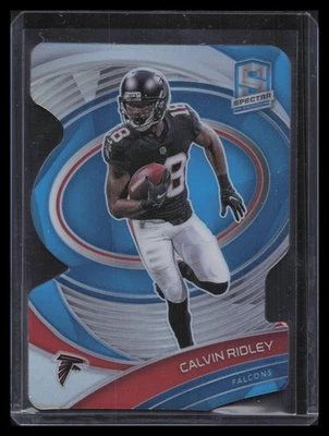 2021 Panini Spectra #5 Calvin Ridley Neon Blue Die Cut #/50 - Image 1 of 2