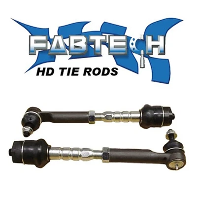 2011-2025 Silverado Sierra 2500HD 3500HD Fabtech Heavy Duty Complete Tie Rod Set - Image 1 of 3