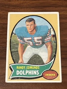 1970 Topps Football Randy Edmunds #34 Miami Dolphins 1970RE3 - Picture 1 of 3