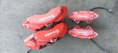 2011-21 Jeep Grand Cherokee SRT + 2018-24 Dodge Durango SRT Brembo Red calipers  - Image 1 of 4