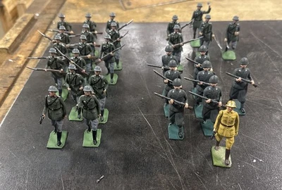 Lote Personalizado Soldado Juguete Plomo Hollowcast Infantería Alemana Segunda Guerra Mundial De Colección Británica Foto 1 de 4