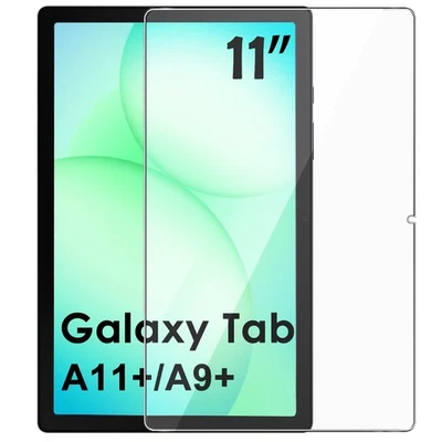 9H Panzerfolie Glas für Samsung Galaxy Tab A11+ / A9+ 11" Schutzglas Full Cover - Bild 1 von 4