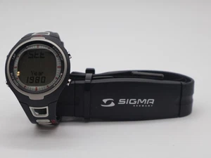 Sigma Heart Rate Monitor Watch PC 15.11 W/Analog Chest Belt Sigma Germany Opn Bx - Picture 1 of 8