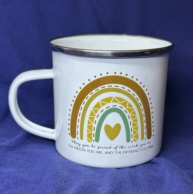Caneca arco-íris esmaltada 'May You Be Proud' - Imagem 1 de 4