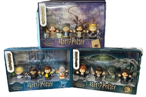 NEW Little People HARRY POTTER COLLECTOR SERIES All 3 Sets COS POS GOF SEALED - Picture 1 of 9