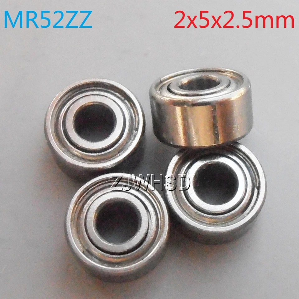 4pcs MR52zz Sealed Bearing ID: 2 OD: 5 W: 2.5 mm for TAMIYA TRAXXAS ALIGN RC DIY - Image 1 of 1