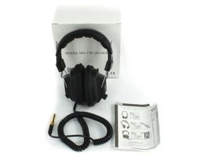 Labtec C-184 Stereo/Mono Headphones with Volume Control 3.5mm 1/4" - New In Box - Picture 1 of 8