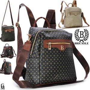 Briciole borsa zaino 2in1 pelle borchie TRASFORMABILE donna fantasia passeggio - Imagen 1 de 22