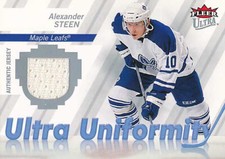 2007-08 Ultra UNIFORMITY #AS ALEXANDER STEEN - Toronto Maple Leafs