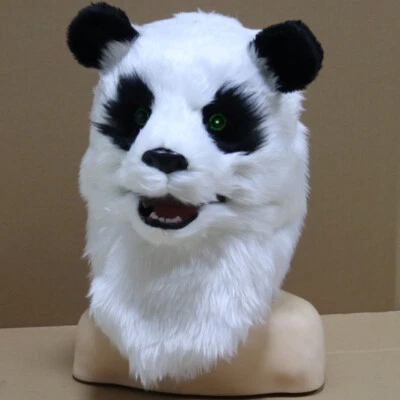 Panda Realistic Mask Party Celebrity Latex Headgear Costume Cosplay - Image 1 of 4