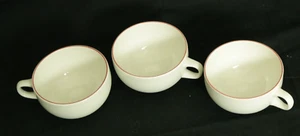 3 Royal Copenhagen Red Line COFFEE CUP 's #3042 (set of three) 5 oz - Picture 1 of 4