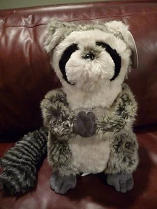 NWT Pottery Barn Teen Faux Fur Rockin Raccoon Plush Speaker Ipod PB Teen  - Picture 1 of 4