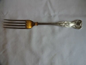 Vintage Silver Plated Kings Pattern Mappin & Webb  Dinner Fork Length 20 cm - Picture 1 of 4