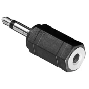 Audio Adapter 3,5mm Klinke Mono Stecker auf 3,5mm Stereo Klinkenbuchse aac - Bild 1 von 2