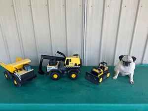 Vintage Tonka Metal Tractor Crawler Excavator Backhoe - Dump Truck - Bulldozer - Picture 1 of 22