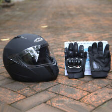 Dot Modular Helmet /Gloves Flip Up Full Dual Visor Racing Motorcycle M L Xl Xxl
