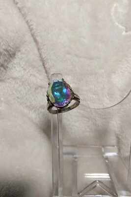 Mystik Topas  Ring Silber Gr ca 17 qvc - Bild 1 von 4