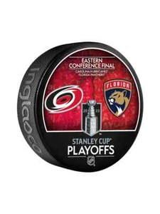 2023 Stanley Cup Playoffs RD 3 Carolina Hurricanes vs Florida Panthers Puck - Picture 1 of 2