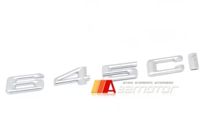 Tapa maletero cromada emblema trasero insignia letras 645Ci se adapta a BMW E63 / E64 serie 6 645 - Imagen 1 de 1