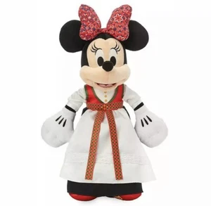Peluche Pabellón de Noruega Disney World Epcot Minnie, NUEVO - Imagen 1 de 1
