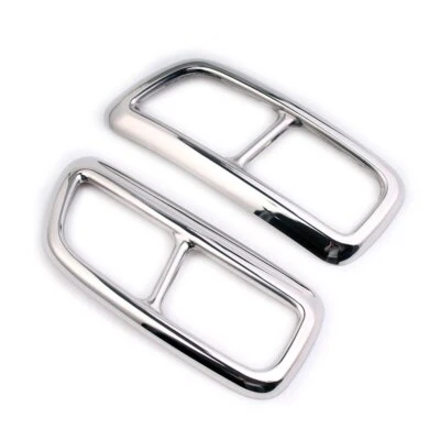 Cubierta de tubo de escape trasero de acero inoxidable para Volvo XC90 2016-2020 punta Foto 1 de 4