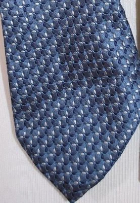 Corbata J Crew de seda para hombre tejida textura bordada geométrica cuadrada azul marino Foto 1 de 4