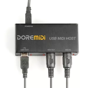 DOREMIDI USB MIDI Box Standard Full-Speed USB MIDI Host Interface 16 Channels - Picture 1 of 12