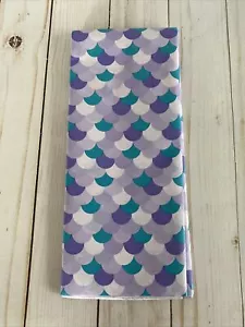 8 Sheets Mermaid Gift Tissue Paper 20”x 20” Fish Scale Decoupage Crafts New - Picture 1 of 3