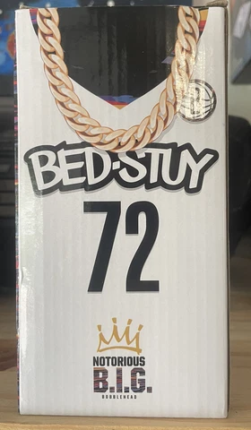 Notorious BIG Bobblehead Biggie Smalls Bed-Stuy Brooklyn Nets 2020 SGA NIP Cover