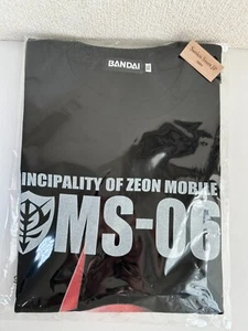 BANDAI Limited Mobile Suit Gundam Full color T-shirt MS-06S ZAKU II Size XL - Picture 1 of 5