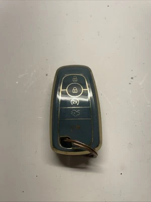 Key Fob Cover Compatible with Ford Escape Expedition Explorer F-150 Blue - Image 1 of 4