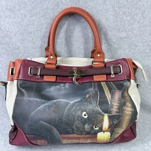 Bradford Exchange Black Cat Candle Witching Hour Purse Shoulder Bag 2018 - Picture 1 of 20