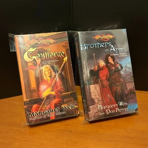 DragonLance: Complete Raistlin Chronicles: The Soulforge & Brothers in Arms Lot - Picture 1 of 8