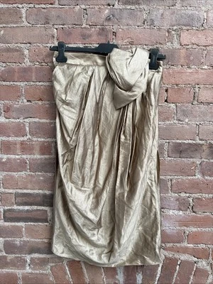 3.1 Phillip Lim 女式迷你连衣裙,尺寸 6,金色 — 第 1/4 张图片