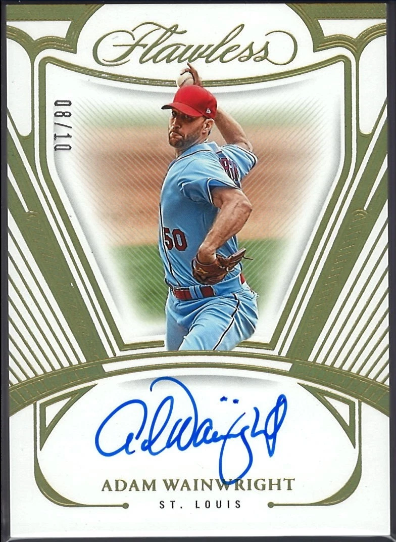 Adam Wainwright Serial Numbered Baseball Trading Cards