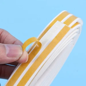 Tira de sellado de puerta de madera de 2 rollos sellos de ventana autoadhesivos sellado a prueba de viento - Imagen 1 de 12