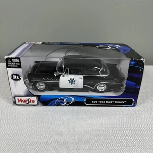 Maisto 1/26 Scale 1955 Buick Century Police Car Special Edition Die Cast Car - Picture 1 of 7