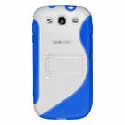 Amzer Protective TPU Skin Case Cover for Samsung GALAXY S III GT-I9300 Blue