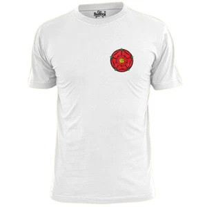 Mens Lancashire County Shield Badge T Shirt Cricket Sport - Picture 1 of 2