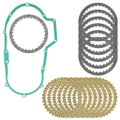 Clutch Plates & Gasket Kit for Harley Davidson Sportster 883 XL883 1991-2003 - Image 1 of 4