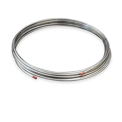 NY BREW SUPPLY Stainless Steel Tubing Coil, Type 304 - 5/16" OD x 25 ft, .020 Wall
