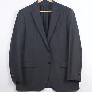 Ermenegildo Zegna Men's Trofeo Jacket EU54R Charcoal Check 100% Wool - Picture 1 of 8