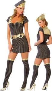 Roma Kostüm Damen 40er Jahre Marine Kleid sexy Marinekostüm M/L - Bild 1 von 4